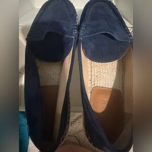 Ralph Lauren Suede Blue Espadrilles